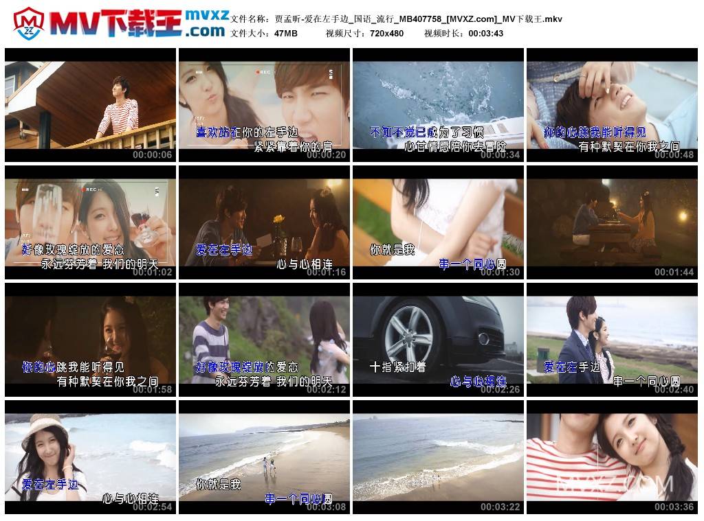 贾孟昕-爱在左手边_国语_流行_MB407758